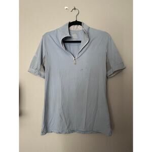 Light Blue Short Sleeve Riding Shirt | Kastel | Size L